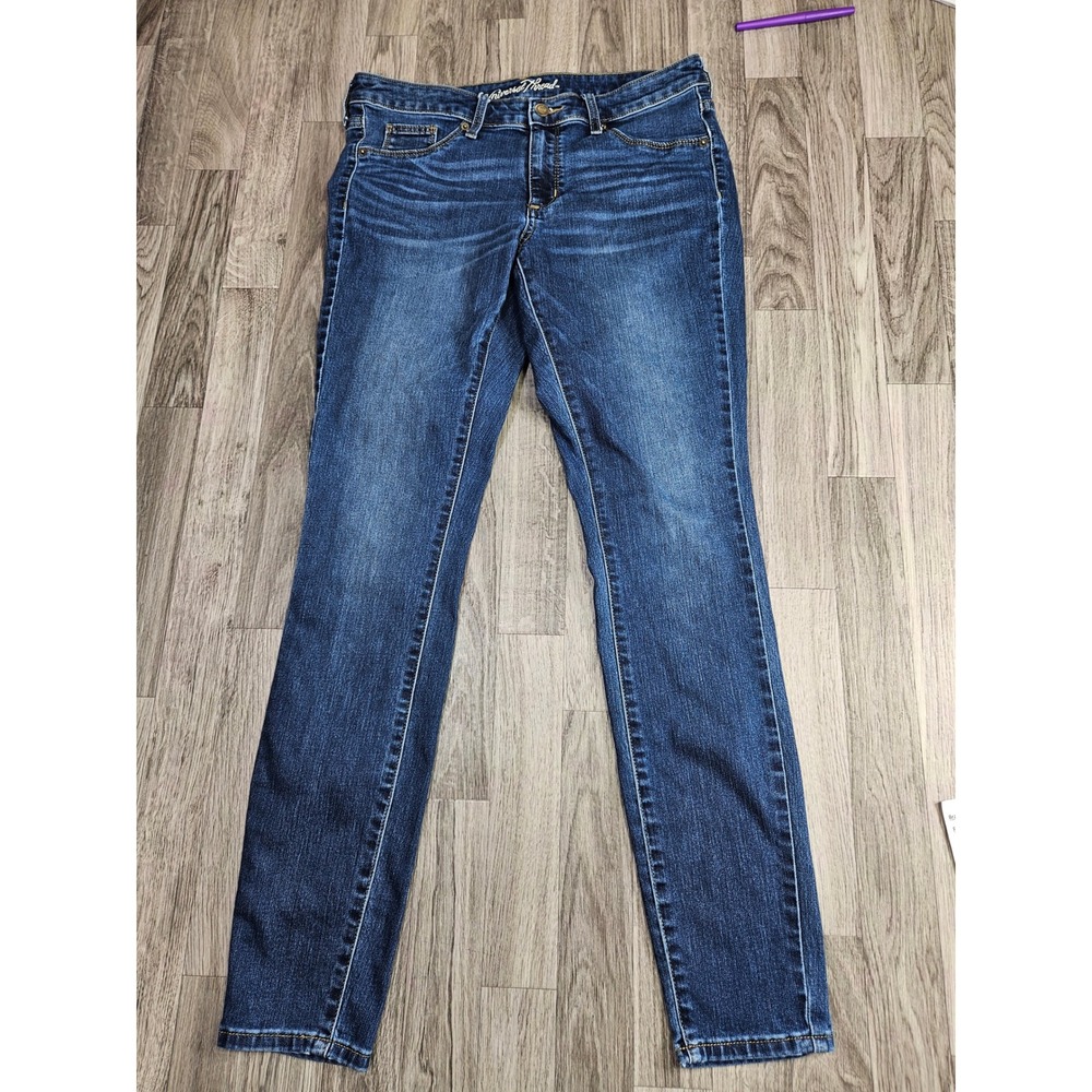 Universal Thread Mid Rise Jegging Women 10/30L Dark Wash Stretch Denim